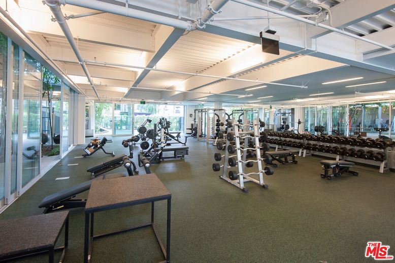 Fitness Equipment, Gym, Interior, Recessed Lighting