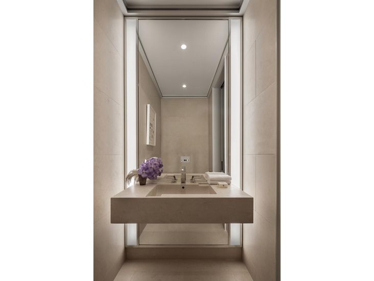 Bathroom, Interior, Recessed Lighting