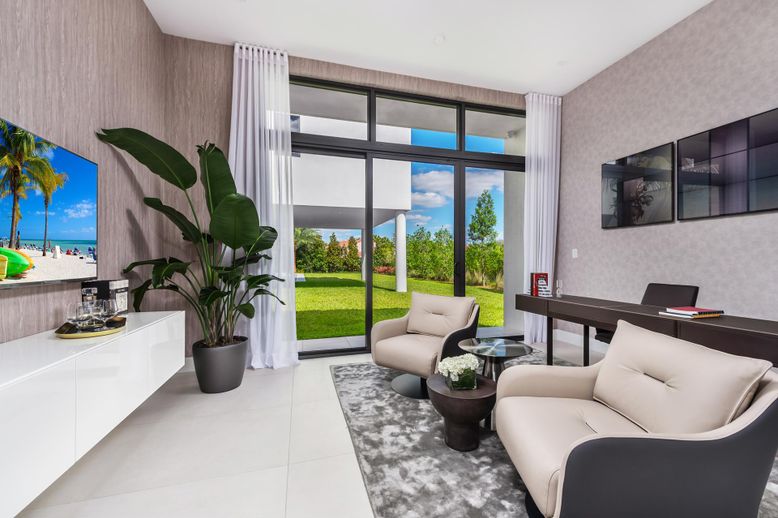 Home Office, Interior, Living room