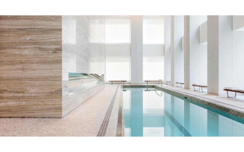 Interior, Pool, Wooden Walls