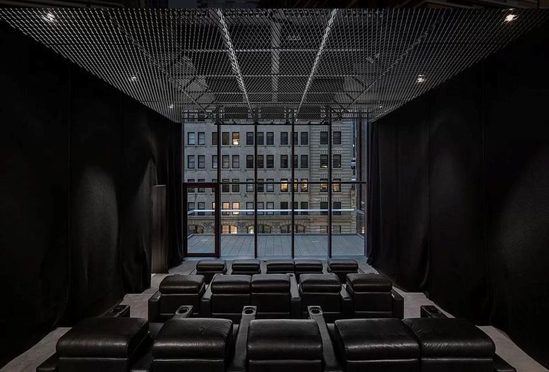 Home Theatre Room, Interior, Recessed Lighting, Theatre Room