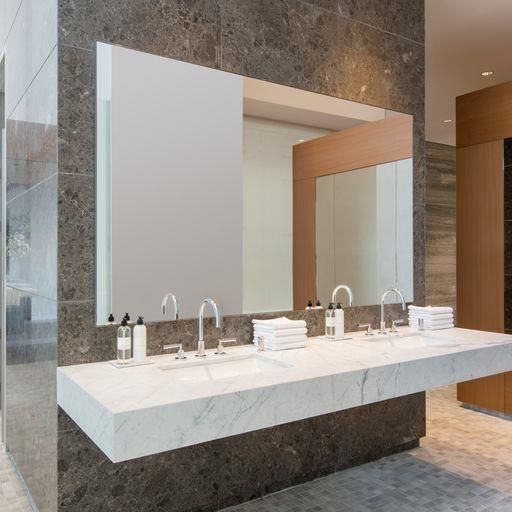 Bathroom, Interior, Recessed Lighting