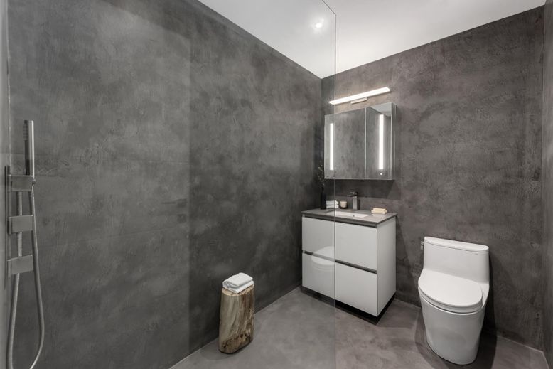 Bathroom, Interior, Recessed Lighting
