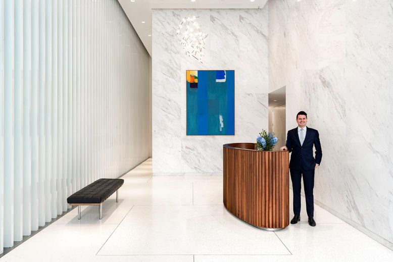 Interior, Marble Walls, Recessed Lighting
