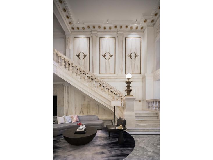 Interior, Living room, Marble