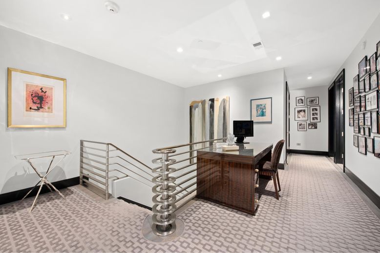 Home Office, Interior, Recessed Lighting
