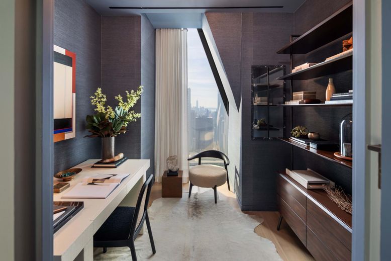 Home Office, Interior, Wood Texture Flooring
