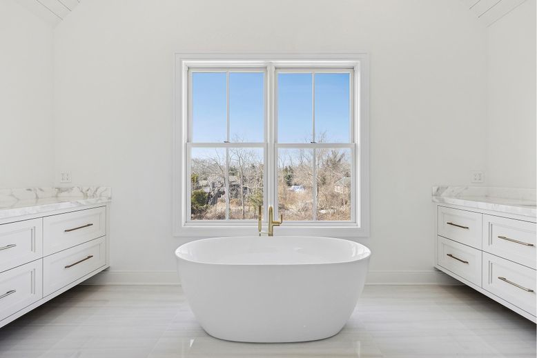 Bathroom, Free Standing Baths, Interior, Marble