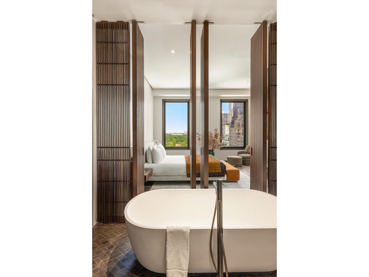Bathroom, Free Standing Baths, Interior, Recessed Lighting
