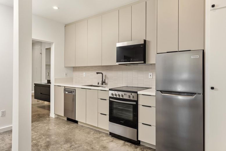 Interior, Kitchen, Recessed Lighting, Stainless Steel Appliances