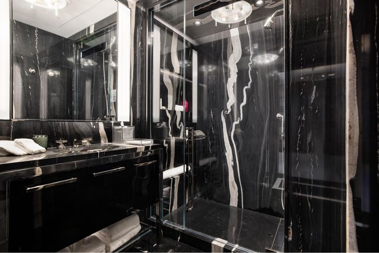Bathroom, Glass Shower, Interior
