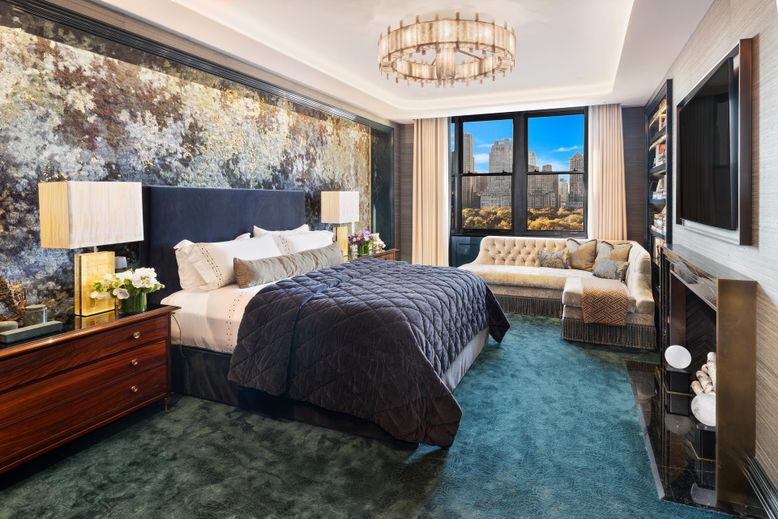 Bedroom, Chandelier, Interior