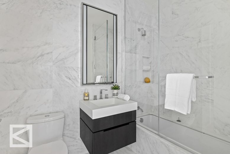 Bathroom, Glass Shower, Interior, Marble, Marble Walls