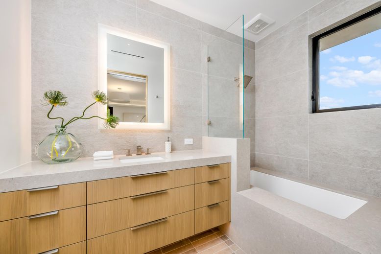 Bathroom, Glass Shower, Interior