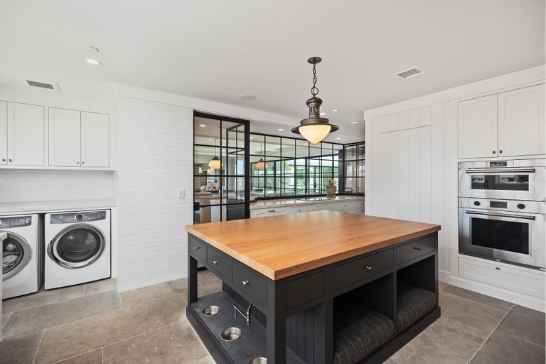 Interior, Kitchen, Pendant Lights, Recessed Lighting, Washer