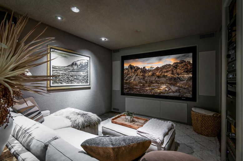 Interior, Living room, Recessed Lighting