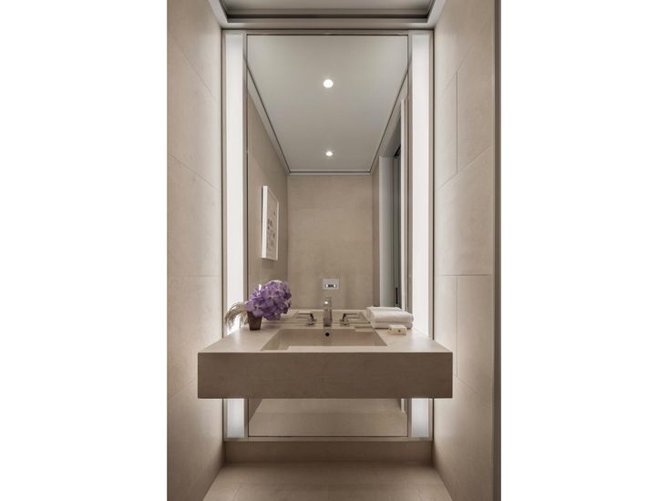 Bathroom, Interior, Recessed Lighting