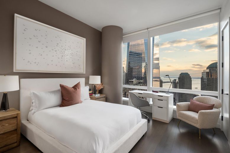 Bedroom, Home Office, Interior, Wood Texture Flooring