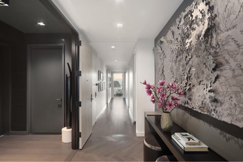 Interior, Recessed Lighting, Wood Texture Flooring