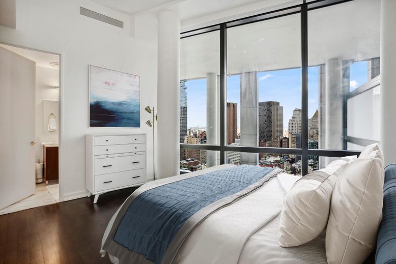 Bedroom, Interior, Wood Texture Flooring