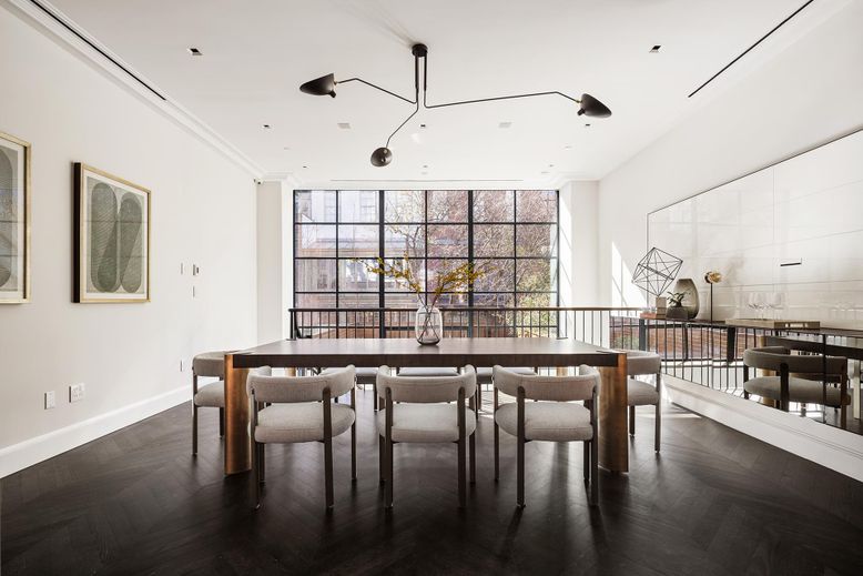 Dining room, Interior, Wood Texture Flooring