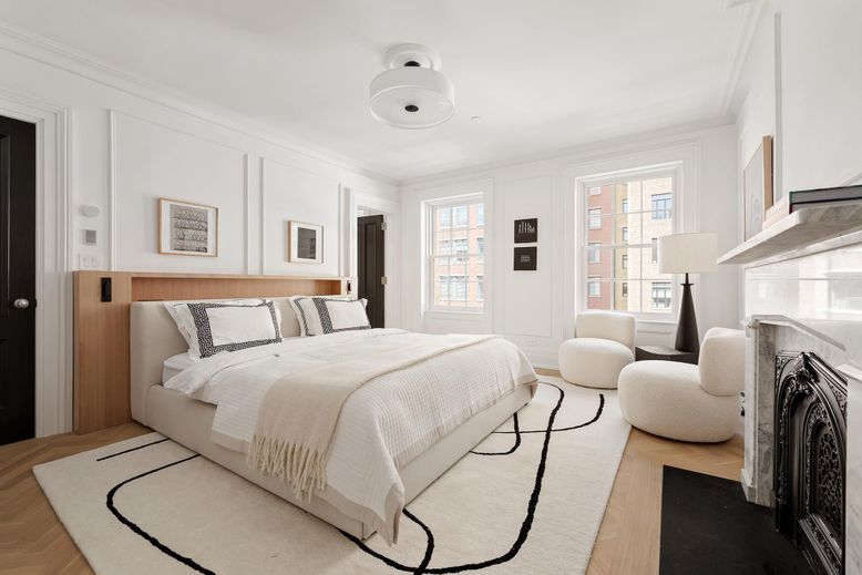 Bedroom, Interior, Wood Texture Flooring