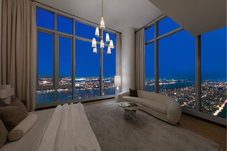 Bedroom, Interior, Pendant Lights, Water