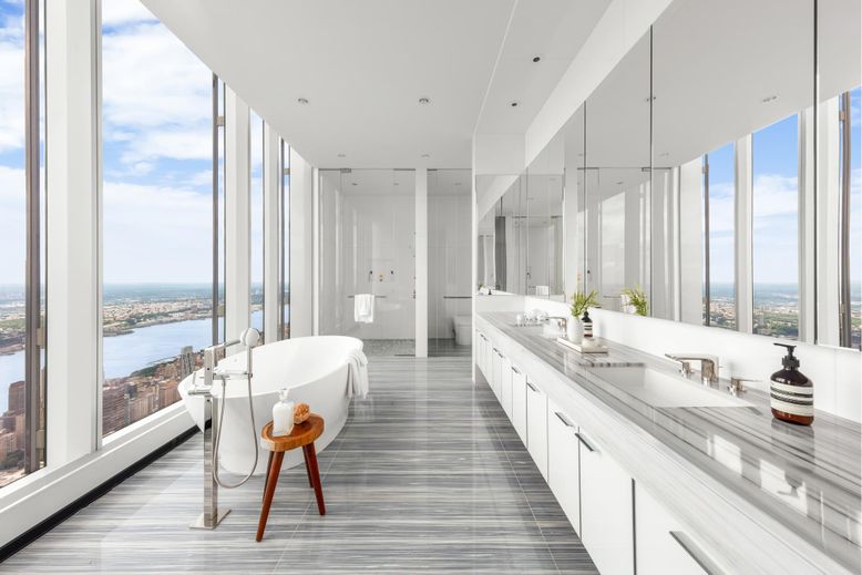 Bathroom, Dual Sink Vanities, Free Standing Baths, Interior, Recessed Lighting, Water