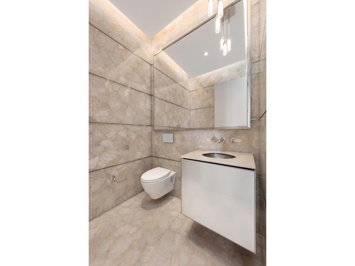 Bathroom, Interior, Recessed Lighting