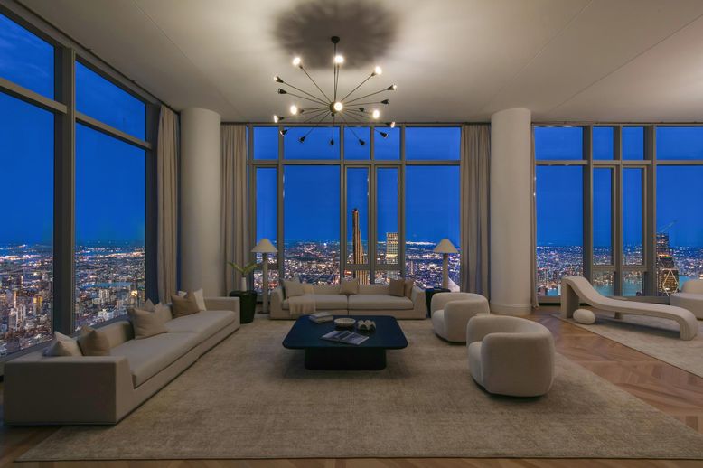 Interior, Living room, Pendant Lights, Wood Texture Flooring