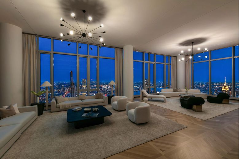 Interior, Living room, Pendant Lights, Wood Texture Flooring