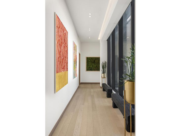 Interior, Recessed Lighting, Wood Texture Flooring
