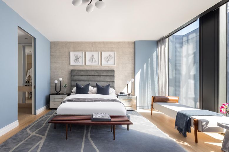 Bedroom, Interior, Wood Texture Flooring