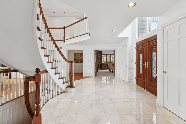 Interior, Marble, Recessed Lighting