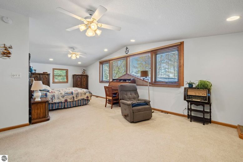 Bedroom, Home Office, Interior, Recessed Lighting