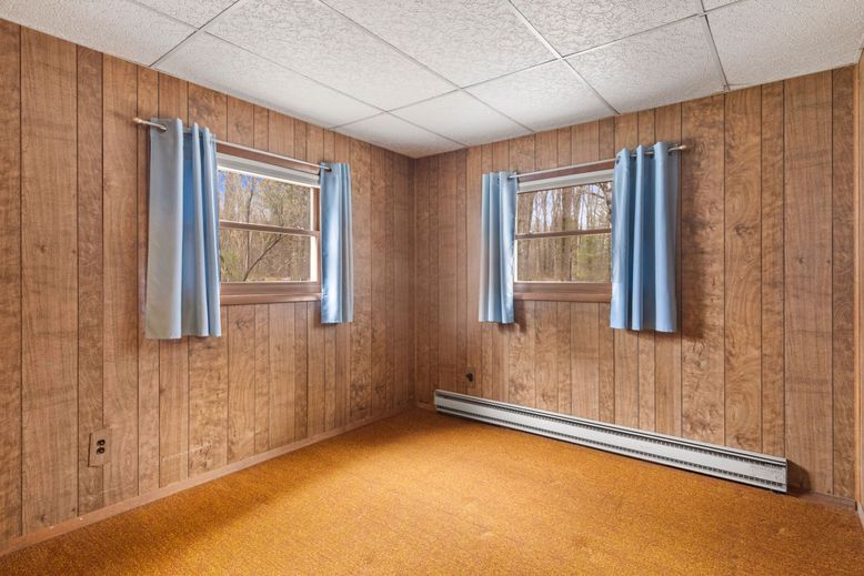 Empty room, Interior, Wooden Walls