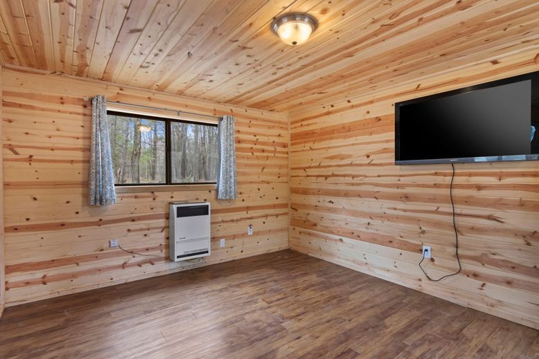 Empty room, Interior, Wooden Ceilings, Wood Texture Flooring, Wooden Walls