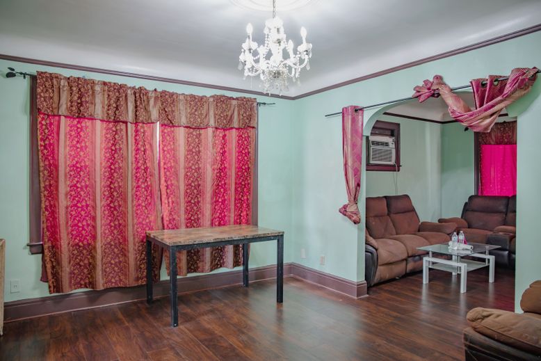 Chandelier, Interior, Living room, Wood Texture Flooring