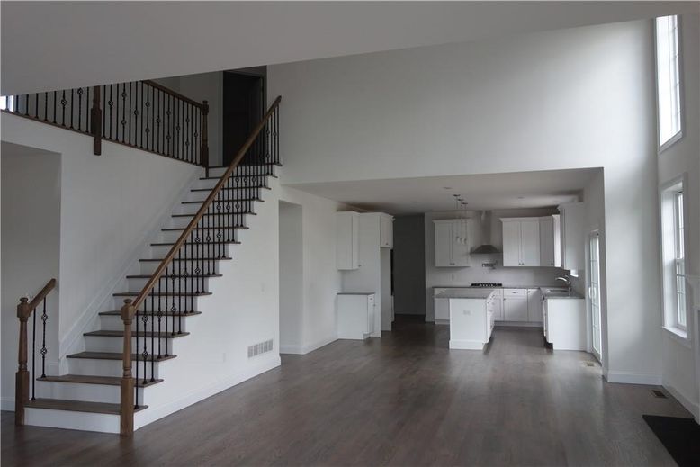 Interior, Kitchen, Pendant Lights, Wood Texture Flooring