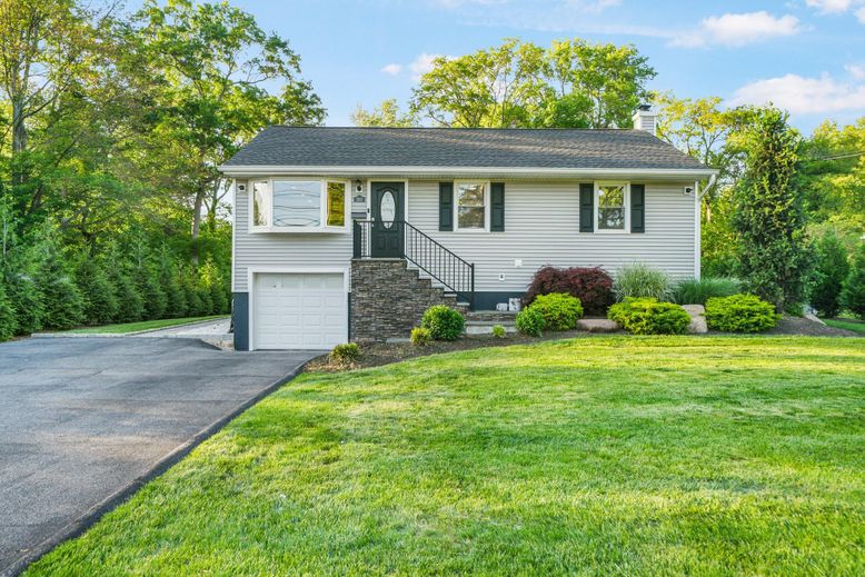 Attached, Exterior, Facade, Raised Ranch