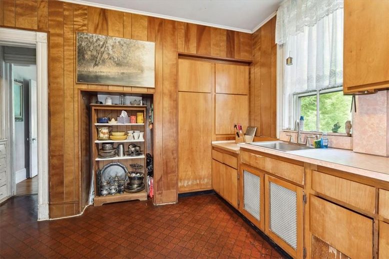Interior, Kitchen, Wooden Walls