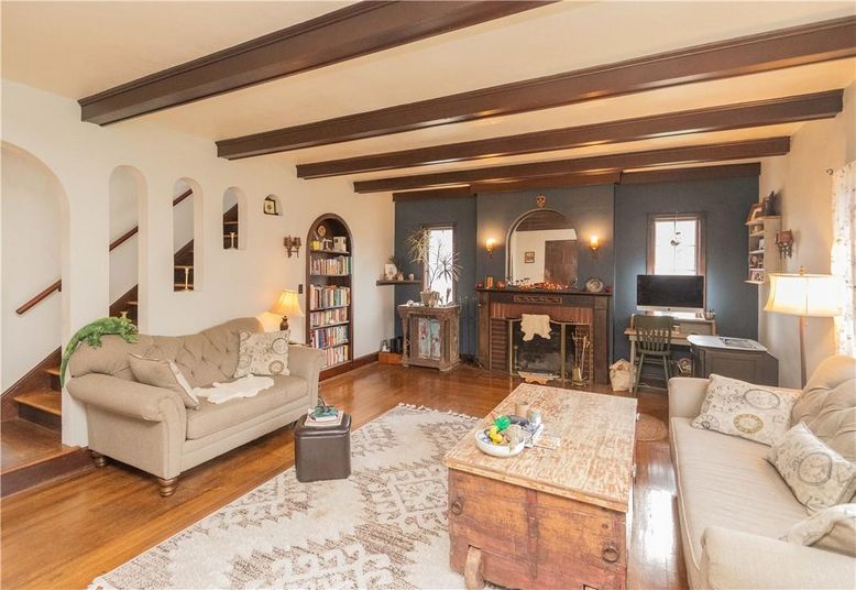 Home Office, Interior, Living room, Wooden Beams, Wood Texture Flooring