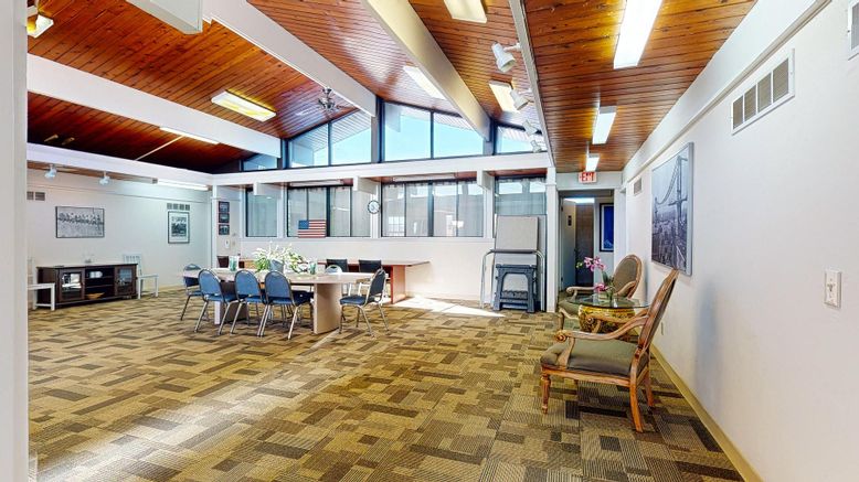 Dining room, Interior, Wooden Ceilings