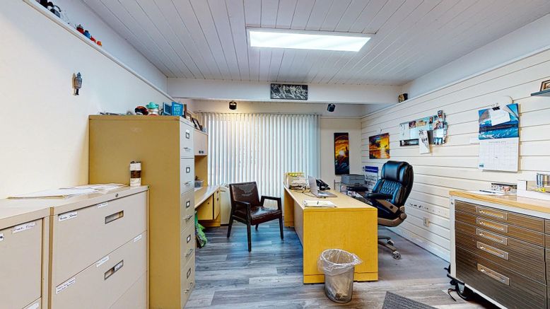 Home Office, Interior, Wood Texture Flooring