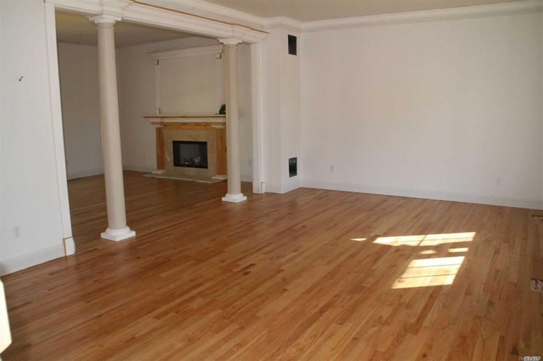 Empty room, Fireplace, Interior, Wood Texture Flooring