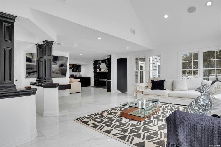 Interior, Living room, Marble, Recessed Lighting