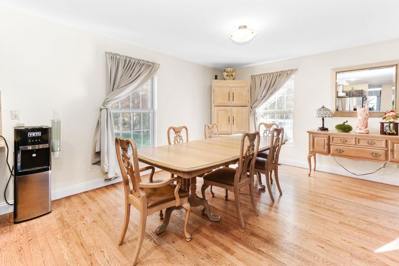 Dining room, Interior, Wood Texture Flooring