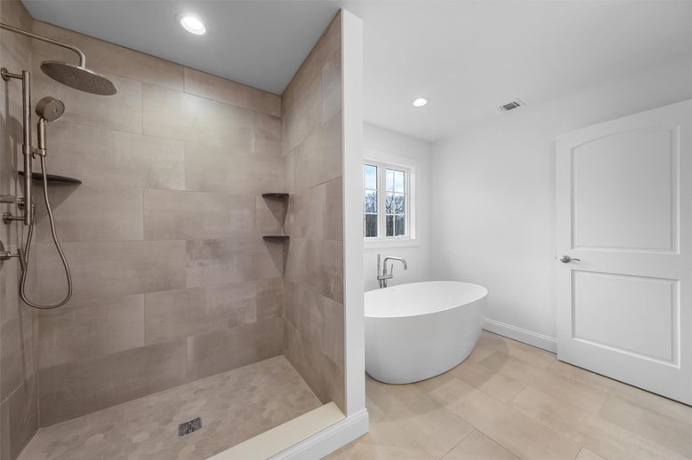 Bathroom, Free Standing Baths, Interior, Recessed Lighting