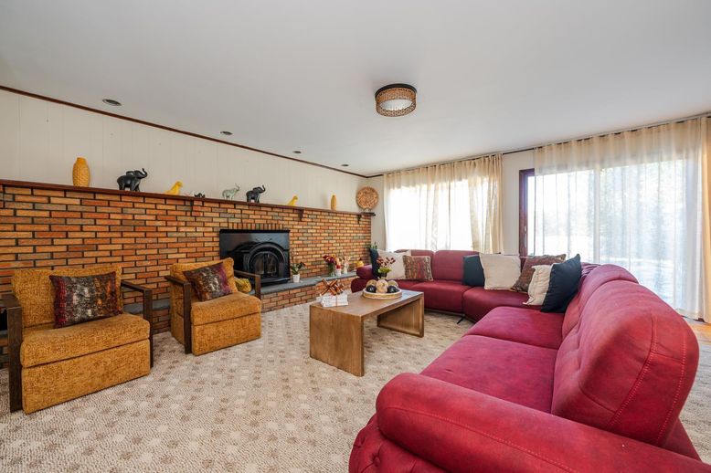 Fireplace, Interior, Living room, Stone Walls