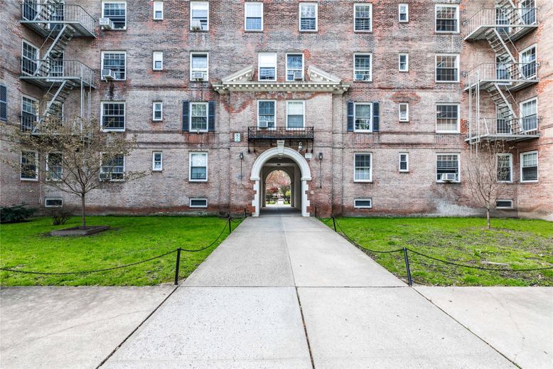 Exterior, Facade, Brick Facade, Condo Building